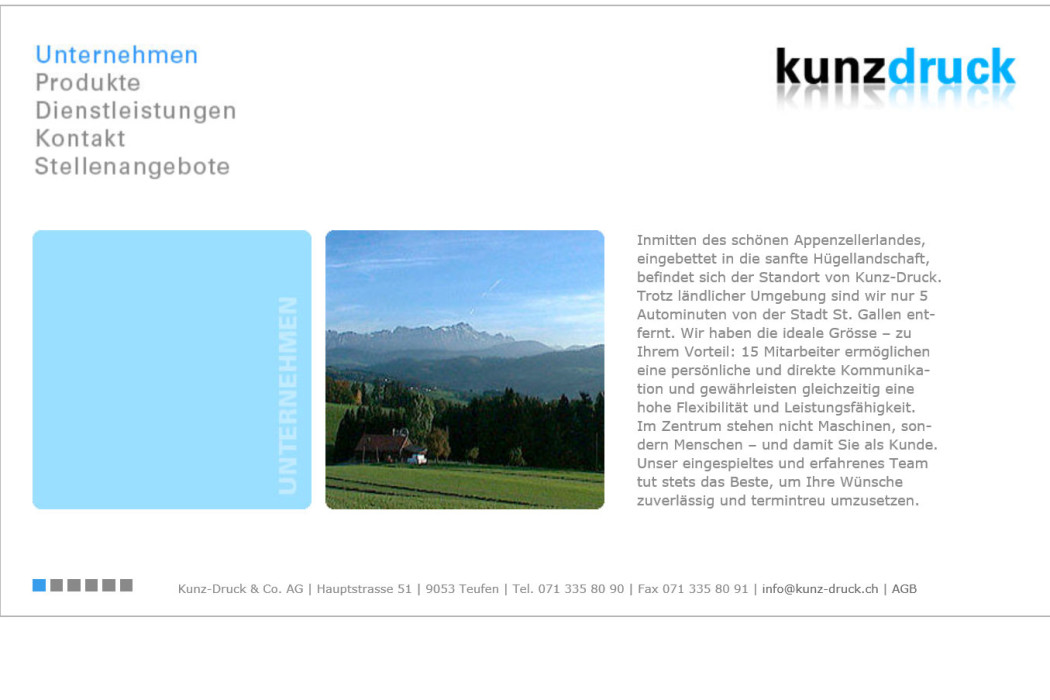 Kunz-Druck & Co. AG - Unternehmen - Internet Explorer 31.10