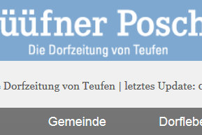 Tüüfner Poscht – die Dorfzeitung von Teufen  Tüüfner Poscht – Die Dorfzeitung von Teufen - Mozilla Firefox 07.10