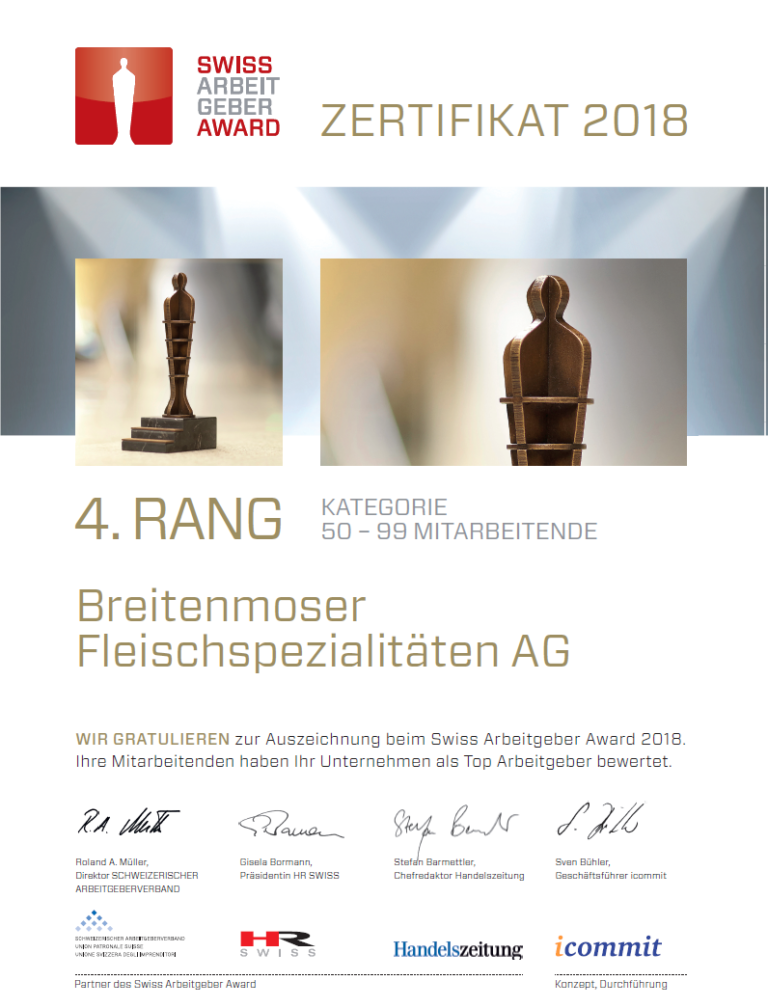 swiss arbeitgeber award breitenmoser