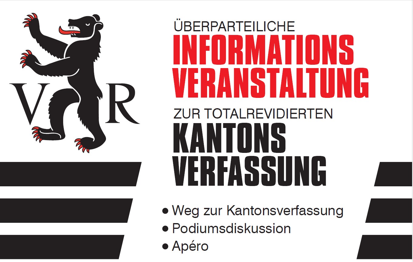 Podiumsdiskussion zur Kantonsverfassung
